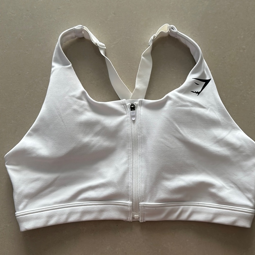 Gymshark White Sports bra